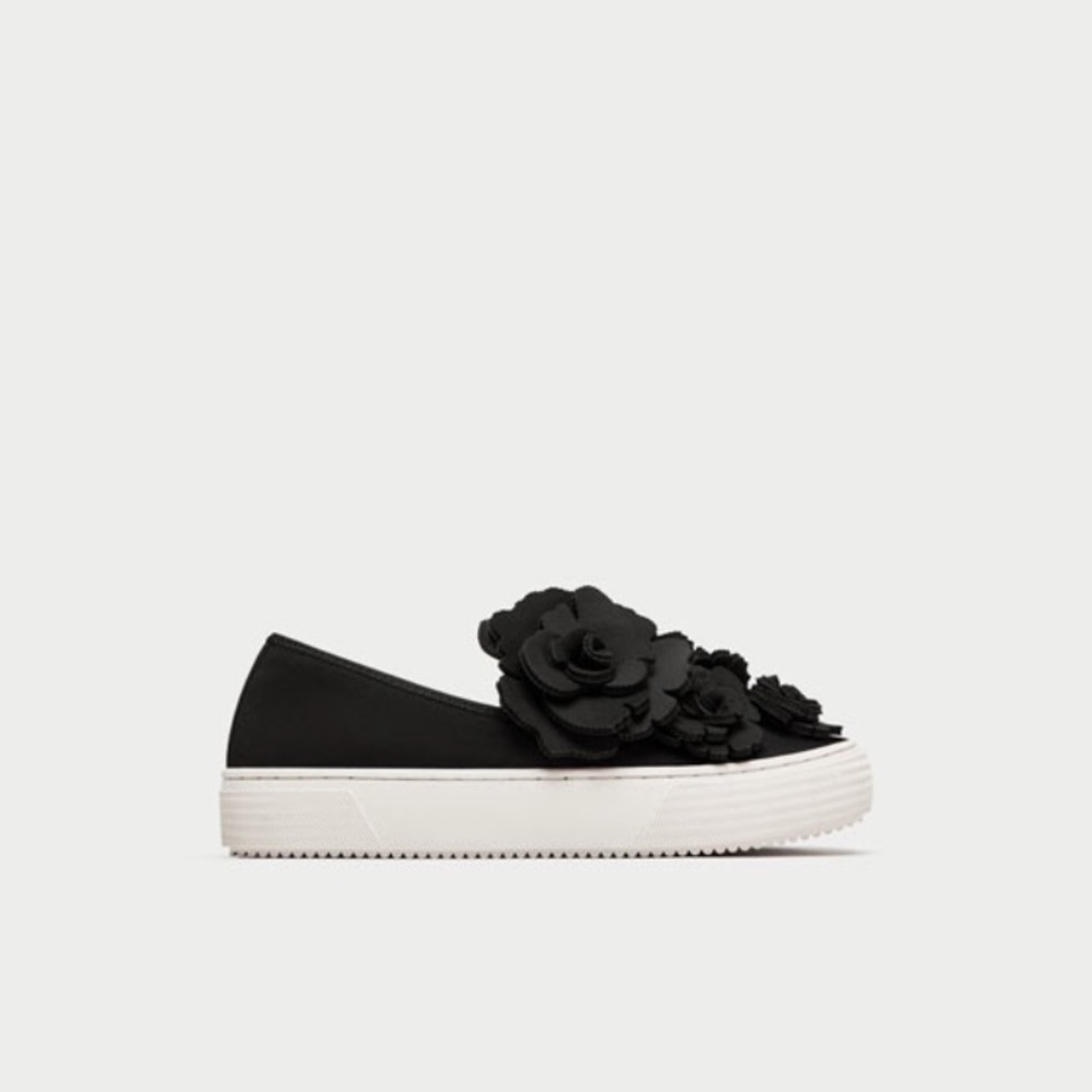 Zara platform flowers